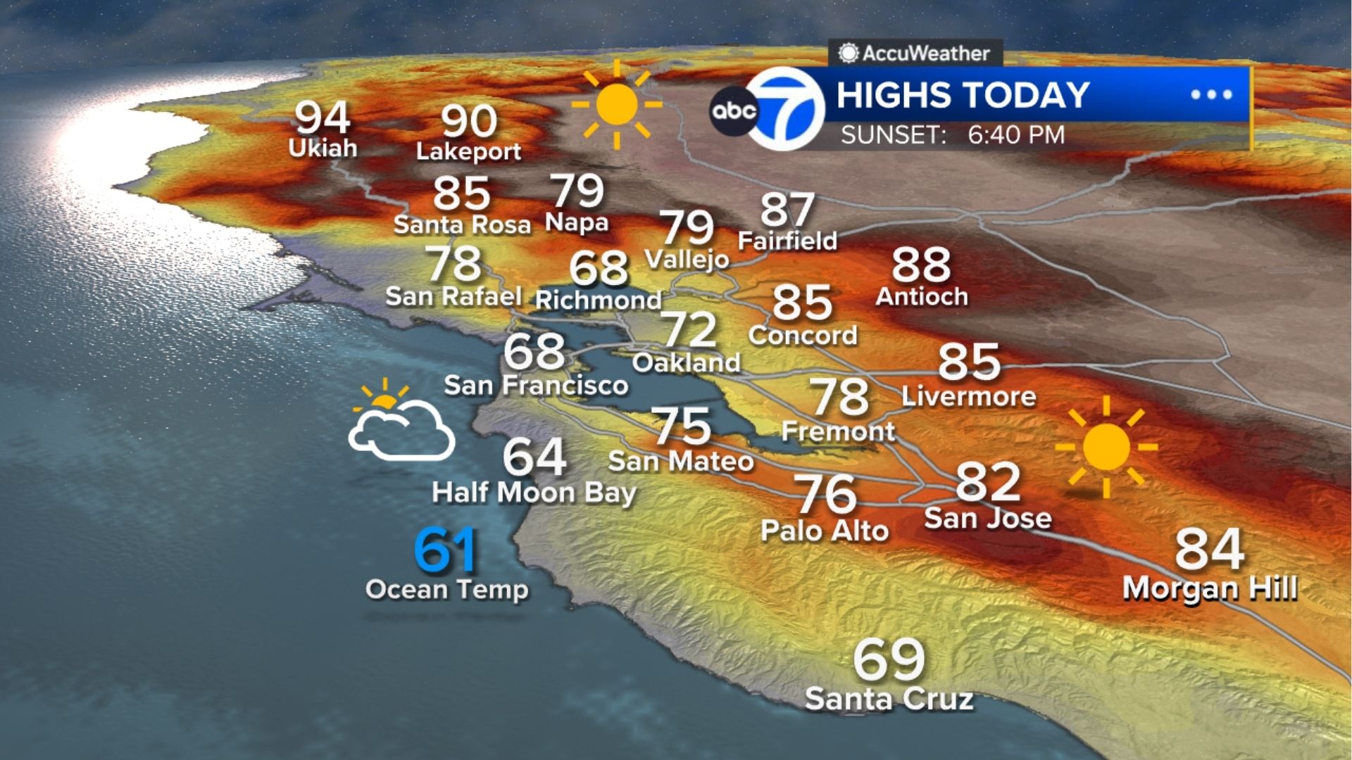 AccuWeather Forecast: Relief from heat is here with fog along the coast
       — ABC 7 Bay Area, Half Moon Bay Community news