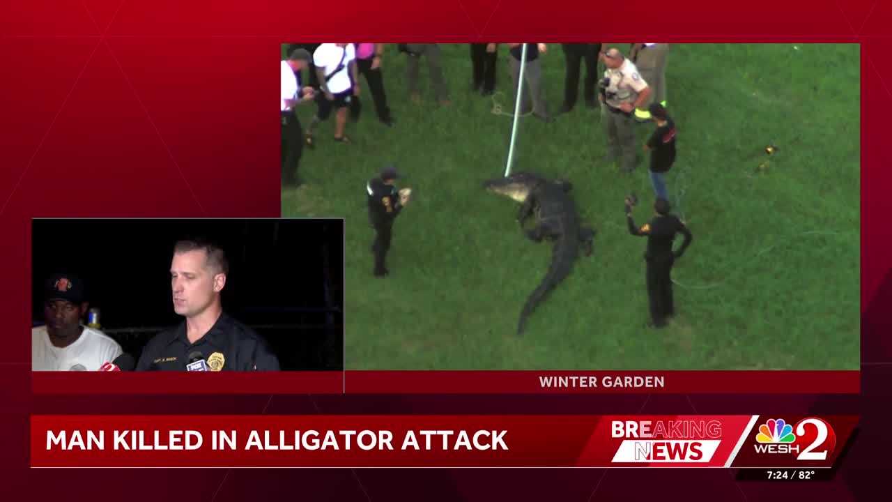 Alligator attacks, kills man who was fishing in Winter Garden, police say — WESH 2 Orlando, Half Moon Bay Community news