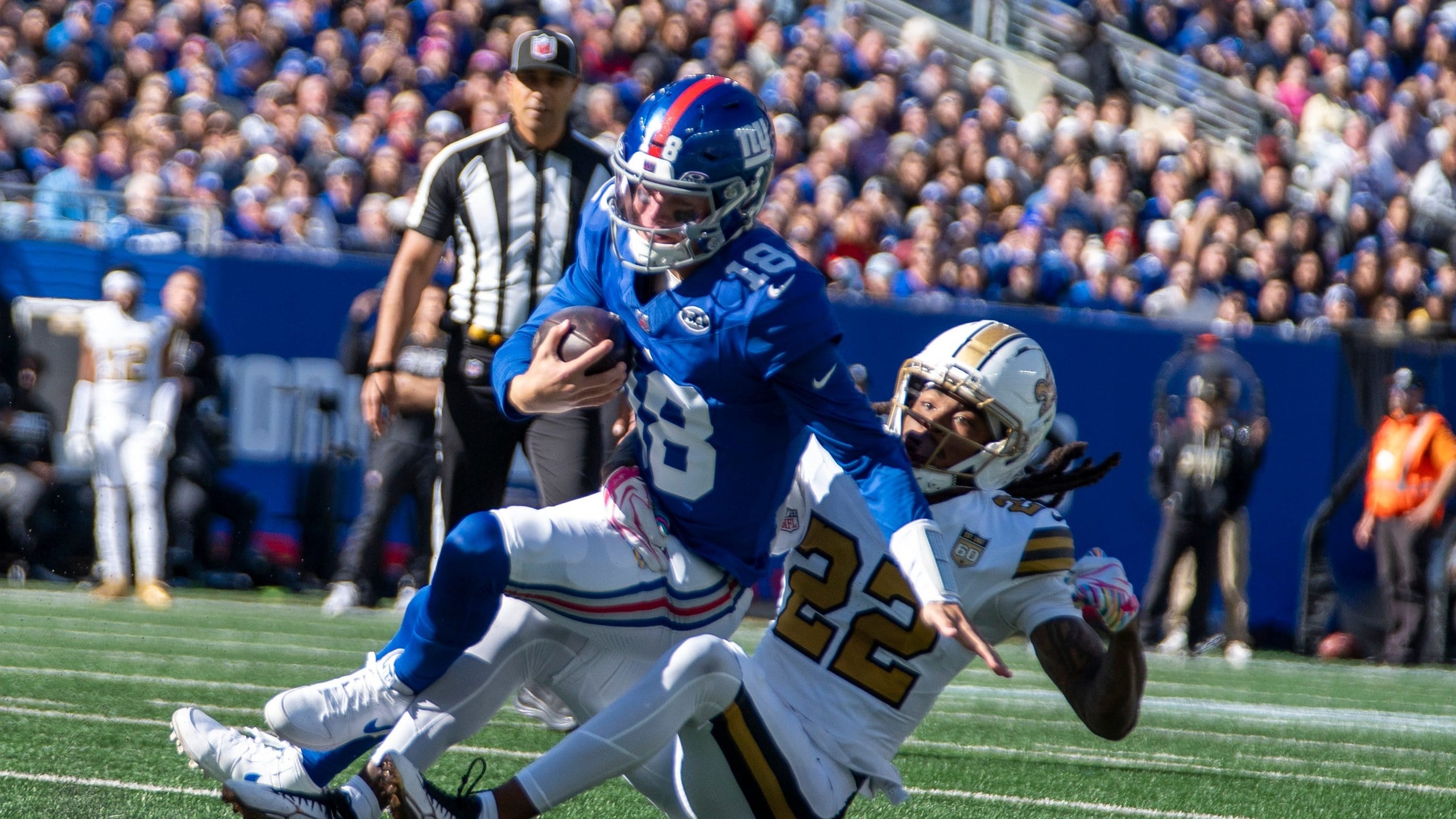 Giants Get Full JJ McCarthy Experience vs Saints — Minnesota Sports Fan, Half Moon Bay Sports news