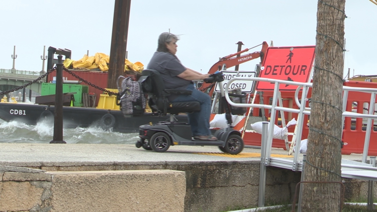 FDOT plans ahead for King Tide as Matanzas River seawall project prompts pedestrian detour — First Coast News Local, Half Moon Bay Schools news