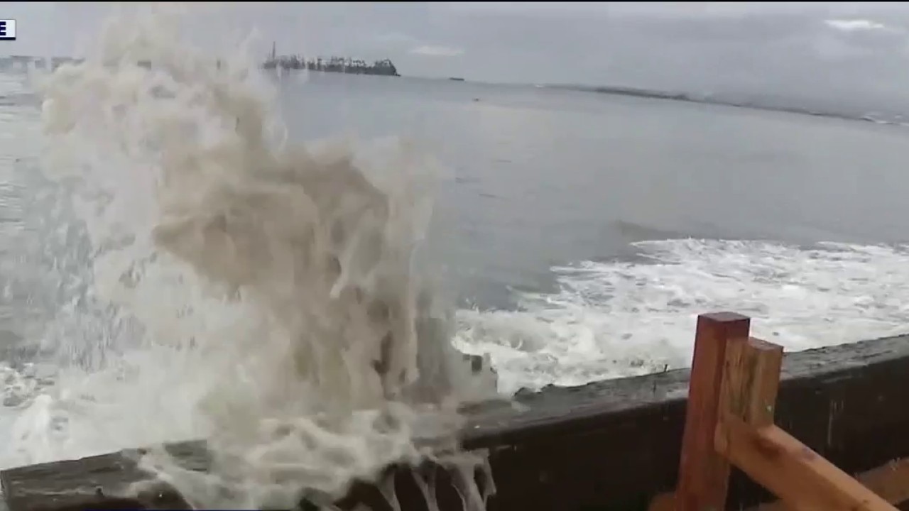 Assessing damages from Tropical Storm Rachel in Long Beach — KTVU FOX 2 Bay Area