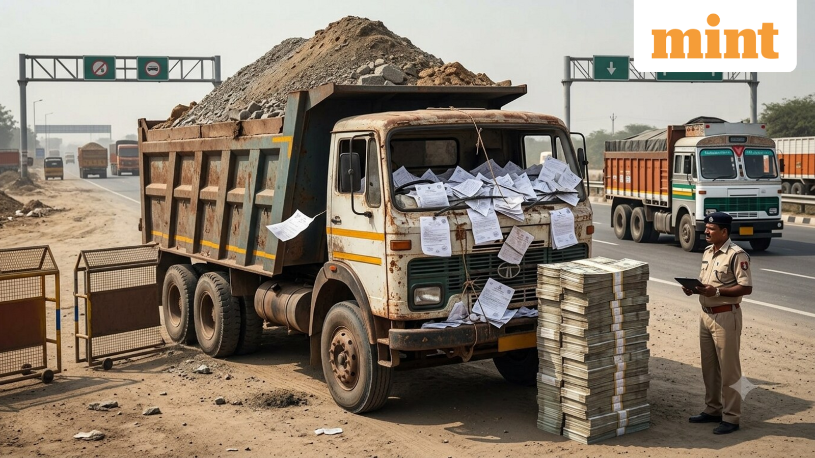 Why running up ₹35 lakh in unpaid challans makes business sense: The perverse unit economics of India’s trucking mafia — Mint India, Half Moon Bay Business news
