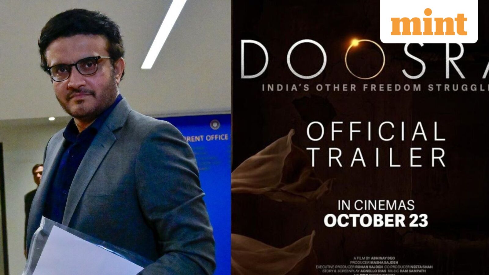Sourav Ganguly vs ‘Doosra’: Delhi HC seeks filmmaker's response over cricketer's personality rights plea; what we know — Mint India, Half Moon Bay Technology news